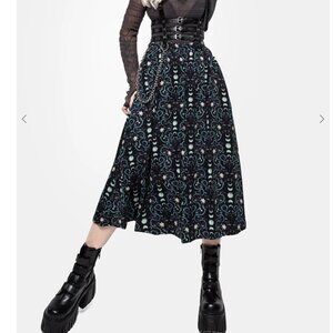 NWT Disturbia Pythia Print Button Front Midi Dress US sz 6